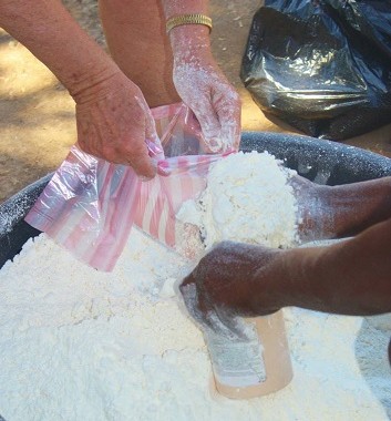 Many hands…